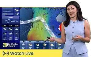 The Weather Network live streaming for the GTA